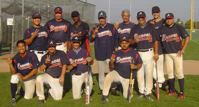 2008 Pacific Division Champion Braves Team Picture