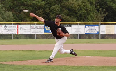 Matt Flaherty throwing in the Mets second tournament game at the 2011 Santa Cruz Classic.