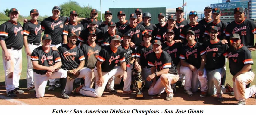 2017 World Series Father/Son Championship Team Photo